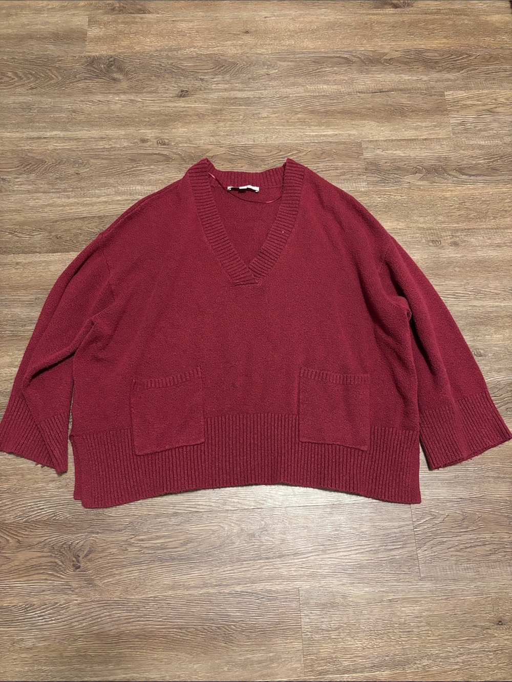 women’s red loft sweater
